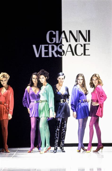 versace runway 1991 freedom
